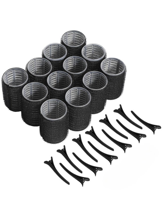 مجموعة مكونة من 24 قطعة من التجعيد مع مشابك معدنية للشعر الطويل والمتوسط ​​والقصير والسميك والرفيع والتجعيدات - Image 5