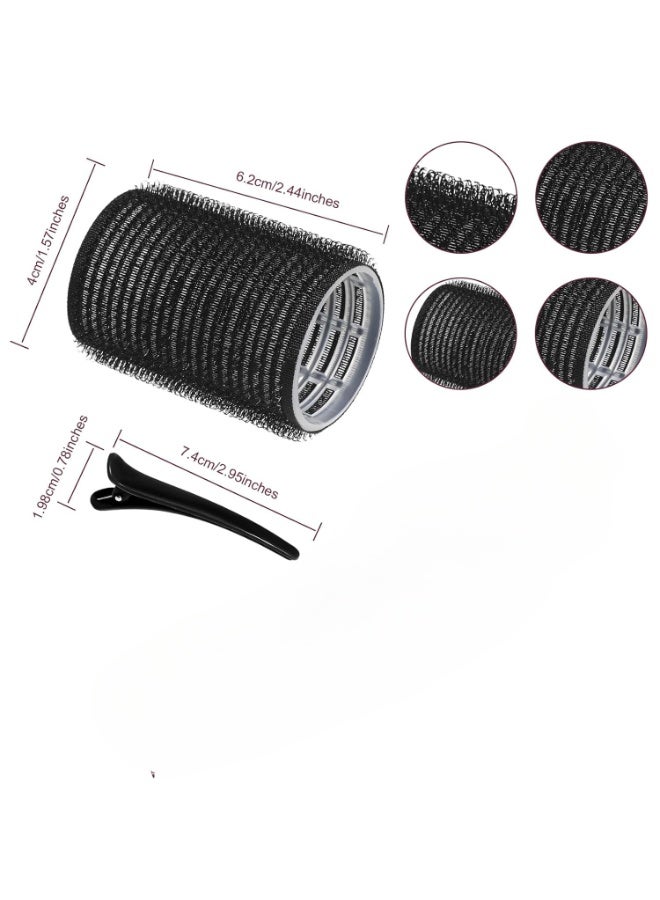 مجموعة مكونة من 24 قطعة من التجعيد مع مشابك معدنية للشعر الطويل والمتوسط ​​والقصير والسميك والرفيع والتجعيدات - Image 2