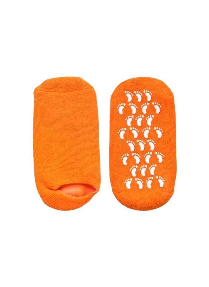 Laikou Gel Socks To Moisturize And Soften Feet Orange