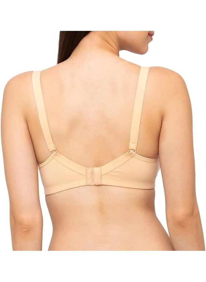 Love Bell - Love Bell Women's Everyday Bra - Cotton Spandex Four-way Stretch Shaping - Non-Padded, Minimizer, Wire-free, Super Comfort - Image 1