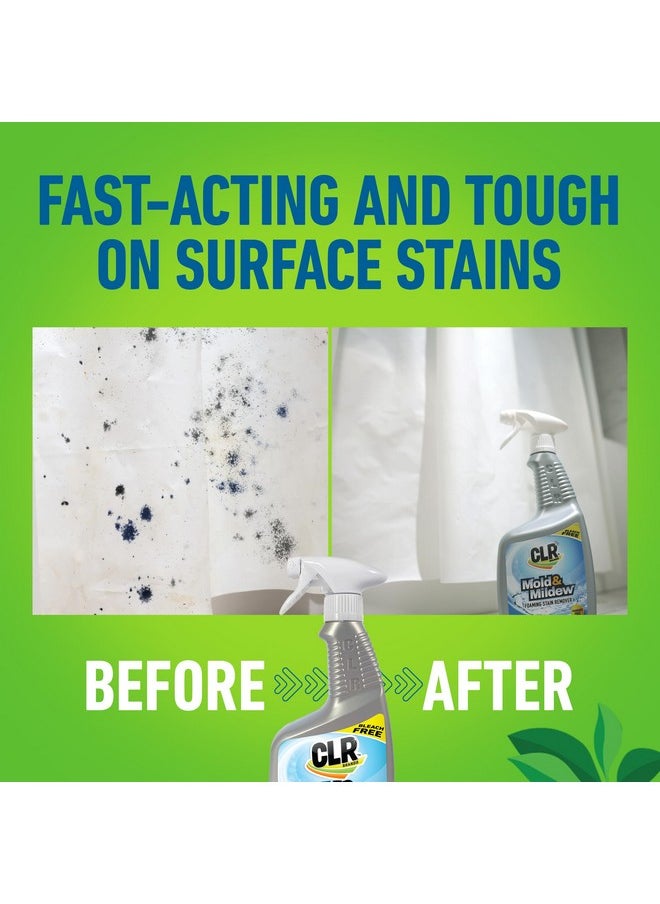 CLR CLR Mold & Mildew Clear, Bleach-Free Stain Remover Spray Works on Fabric, Wood, Fiberglass, Concrete, Brick, Glass, and More - EPA Safer Choice, 32 Fl Oz (Pack of 2)  - Image 5