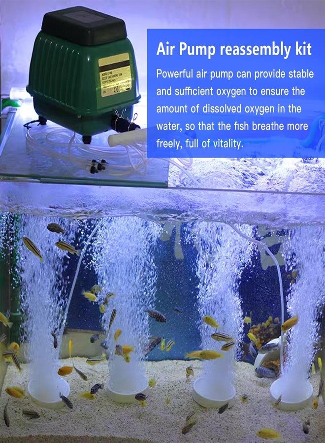 GRABOTE Updated for HP60/80 Air Pump Rebuild Complete Kit for Hiblow HP 80 HP 60 Aerators HP-80-0110, with White Switch - Image 3