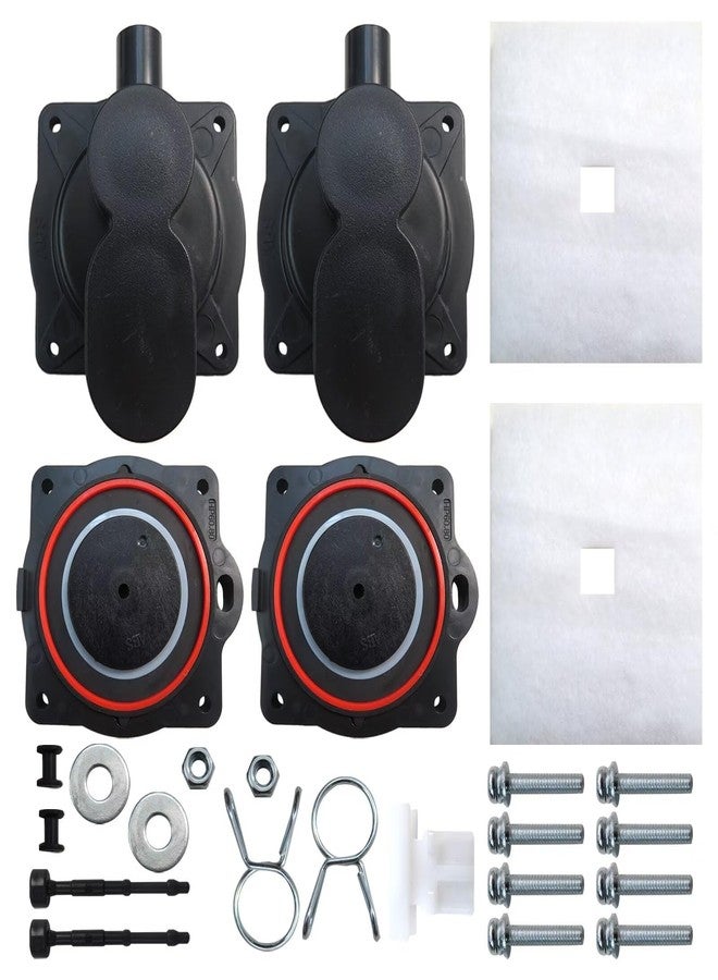 GRABOTE Updated for HP60/80 Air Pump Rebuild Complete Kit for Hiblow HP 80 HP 60 Aerators HP-80-0110, with White Switch - Image 1