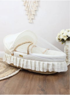 FUN MOMENT The cradle of the birth of Moses basket for children with a mosquito net  - Image 1