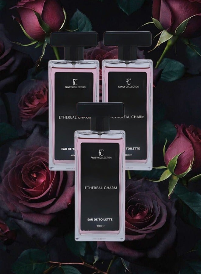 فانسي كوليكشون 3 قطع عطر أثيريل تشارم فانسي للنساء 100 مل - Image 1