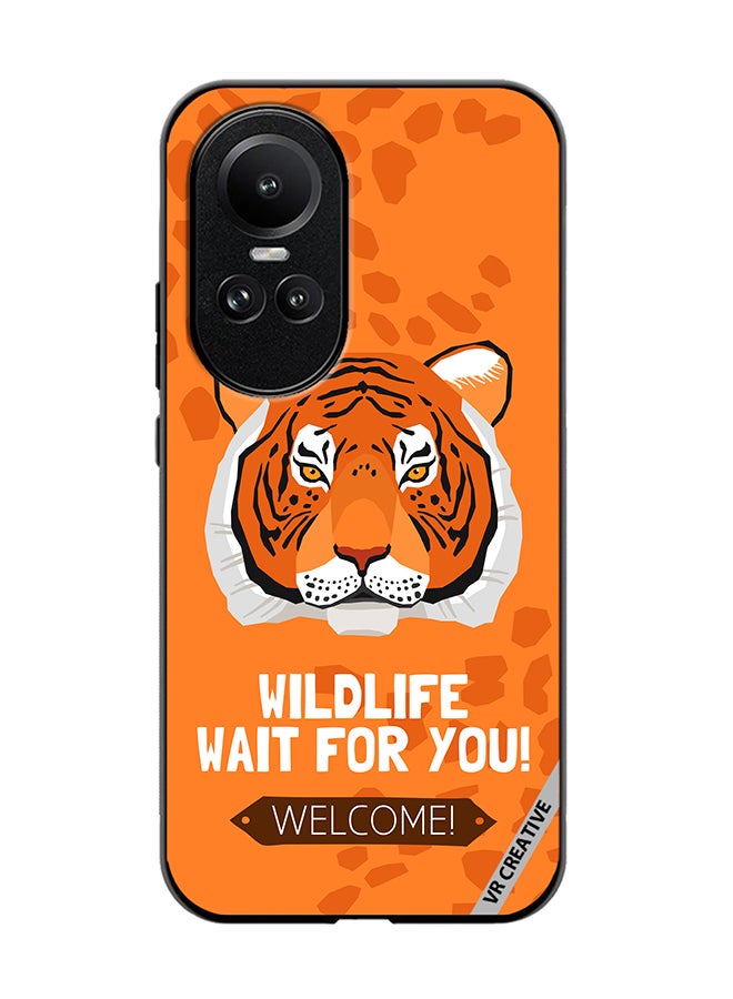 Protective Case Cover For Oppo Reno 10 Pro Tiger For You Design Multicolour