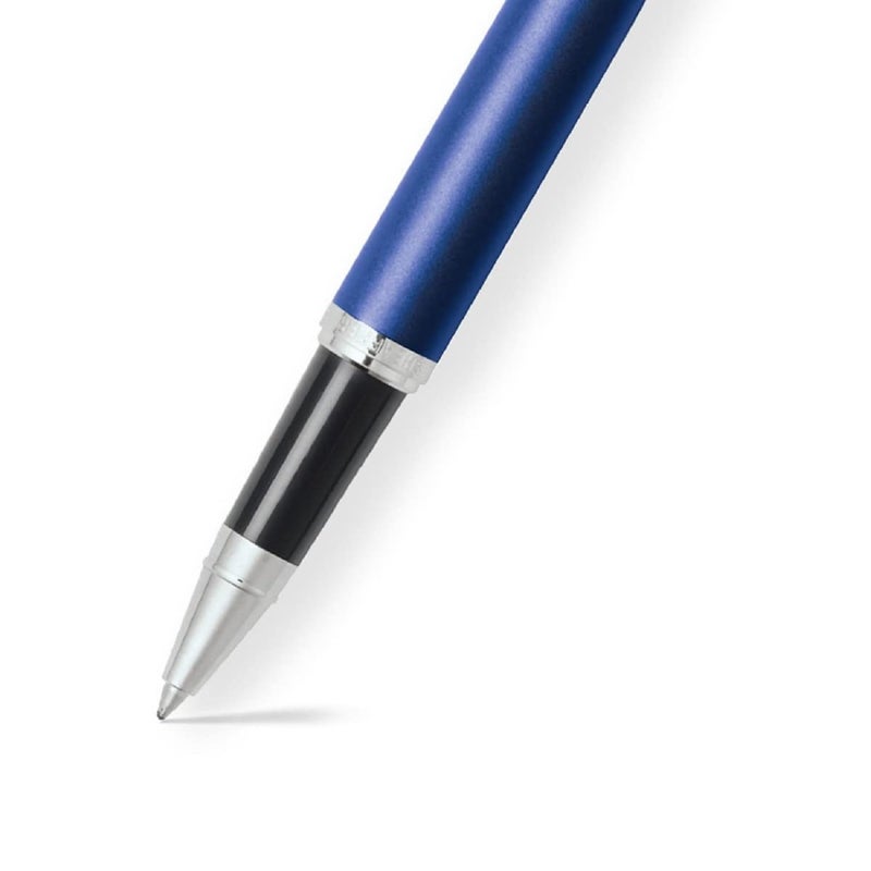 SHEAFFER قلم شيفر Vfm E9401 أزرق نيون مع تفاصيل مطلية بالكروم - Image 3