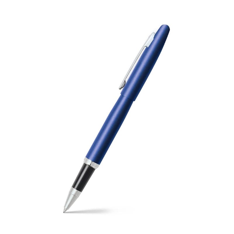 SHEAFFER قلم شيفر Vfm E9401 أزرق نيون مع تفاصيل مطلية بالكروم - Image 1