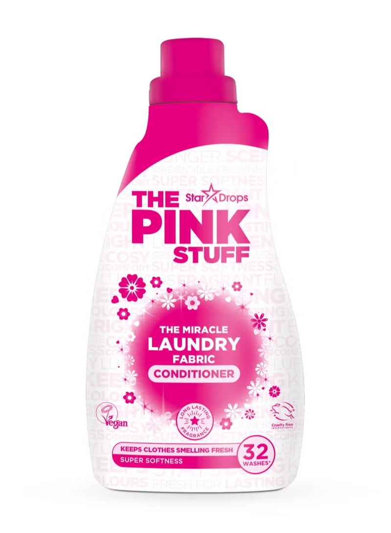 ذا بينك ستاف منعم الأقمشة المعجزة، يُضفي على الأقمشة رائحة الفواكه المنعشة، 32 غسلة، 960 مل - Image 1