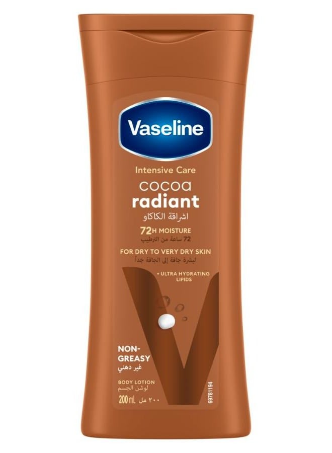 Vaseline Cocoa Radiant Body Lotion, 200ml - Image 1