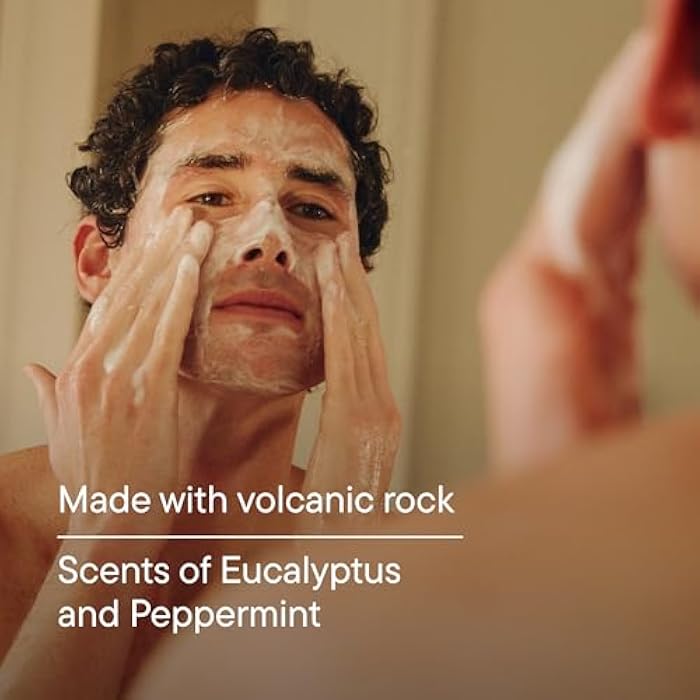 Harry's Exfoliating Face Wash for Men, Gentle Facial Skin Care Products with Volcanic Rock Exfoliant, 2 Fl. Oz, Pack of 3 (Trial and Travel Size) - Image 5