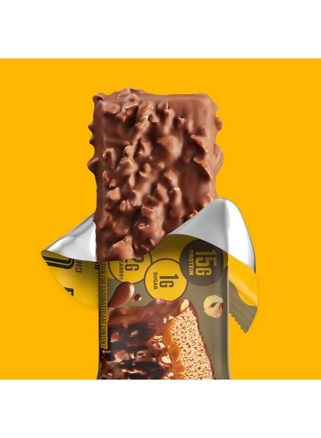 FULFIL Protein Snack Bars, Chocolate Hazelnut Flavored, Gluten Free with 15g Protein, Pantry Staples, 12 Count - Image 3