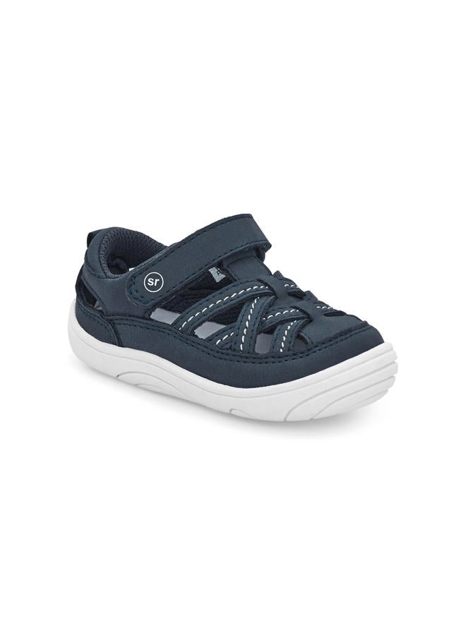 Stride Rite 360 Unisex-Child Amos 2.0 Sandal, Navy, 3 Infant - Image 1