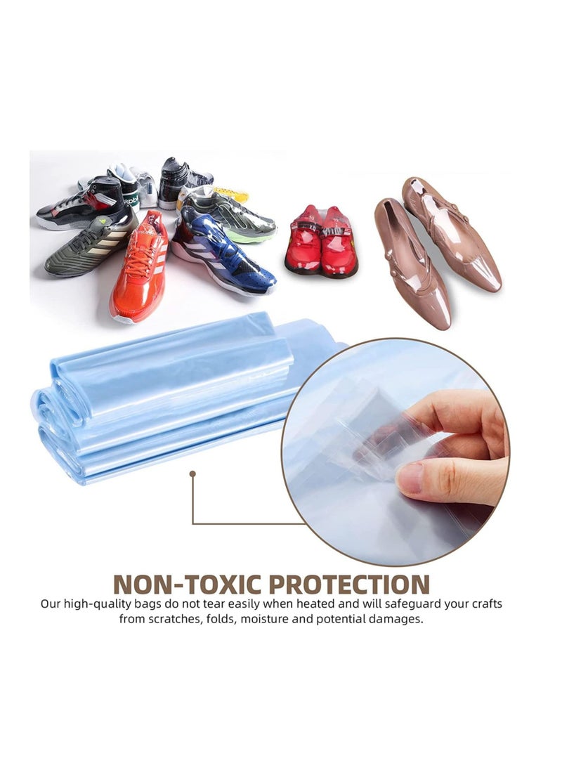Generic Shrink Wrap Bags, PVC Clear Heat Sealer Bags, Seal Wrapping Supplies, Waterproof Odorless and Transparent, for Shoes Storage, Gifts, Remote Control, Candles, DIY Crafts Packaging, 50pcs (40 * 60cm)  - Image 4