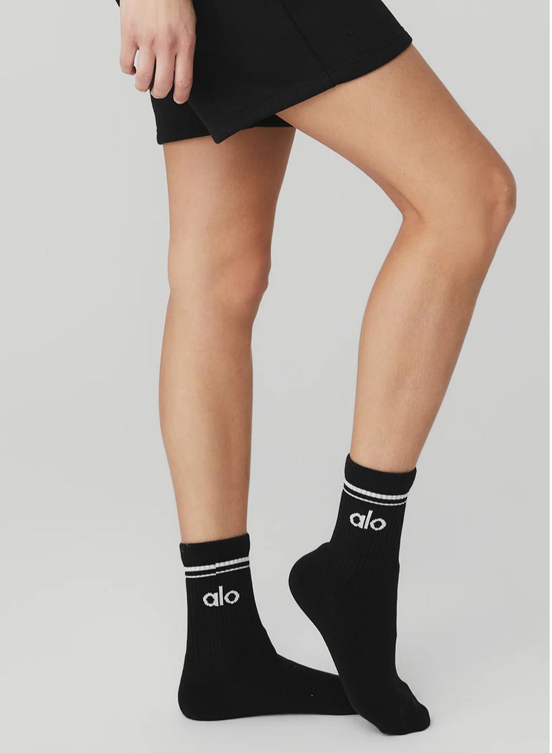 alo 3pcs Unisex Half-Crew Throwback Sock - Image 3