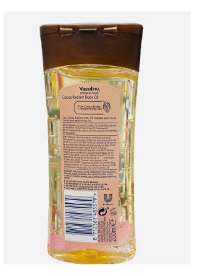 Intensive Care Cocoa Radiant Body Oil White 200ml