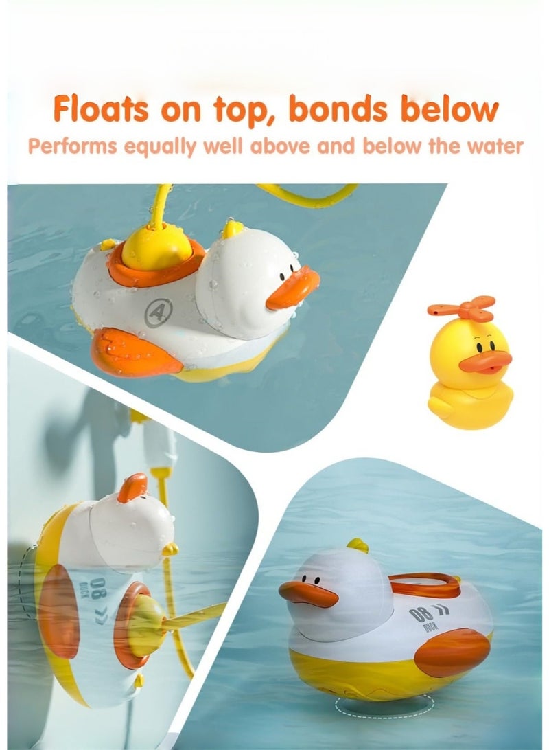 JoyousSto Duckie Toddler Bath Shower Head – Baby Shower Head for Bathtub with 3 Squirting Ducks | Interactive Bath Toys for Kids Ages 1-3 | Ideal Birthday Gift for Boys & Girls - Image 5