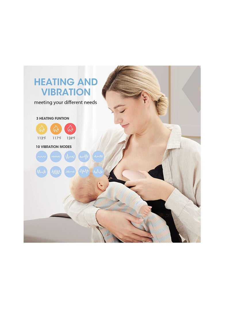 Y&D - Breastfeeding Massager Adjustable Heating and Vibration Warming Lactation for Clogged Milk Duct Mastitis Engorgement Relief Improve Flow Breast Postpartum Women - Image 1