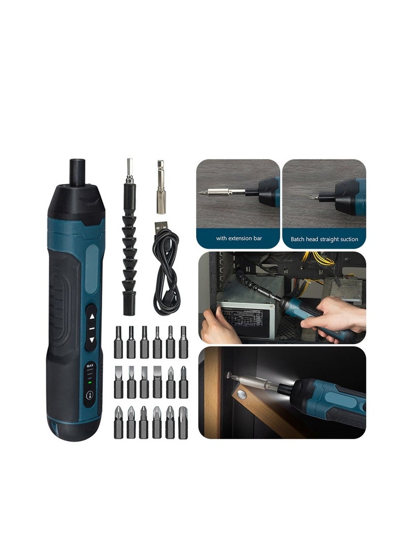 Generic Cordless Electric Screwdriver Rechargeable 1300mah Lithium Battery Mini Drill 3.6V Power Tools Set Household Maintenance Repair  - Image 1