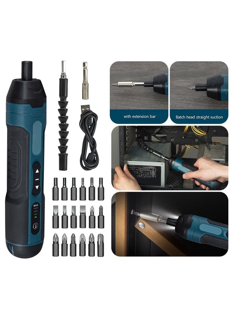 Cordless Electric Screwdriver Rechargeable 1300mah Lithium Battery Mini Drill 3.6V Power Tools Set Household Maintenance Repair - Image 1