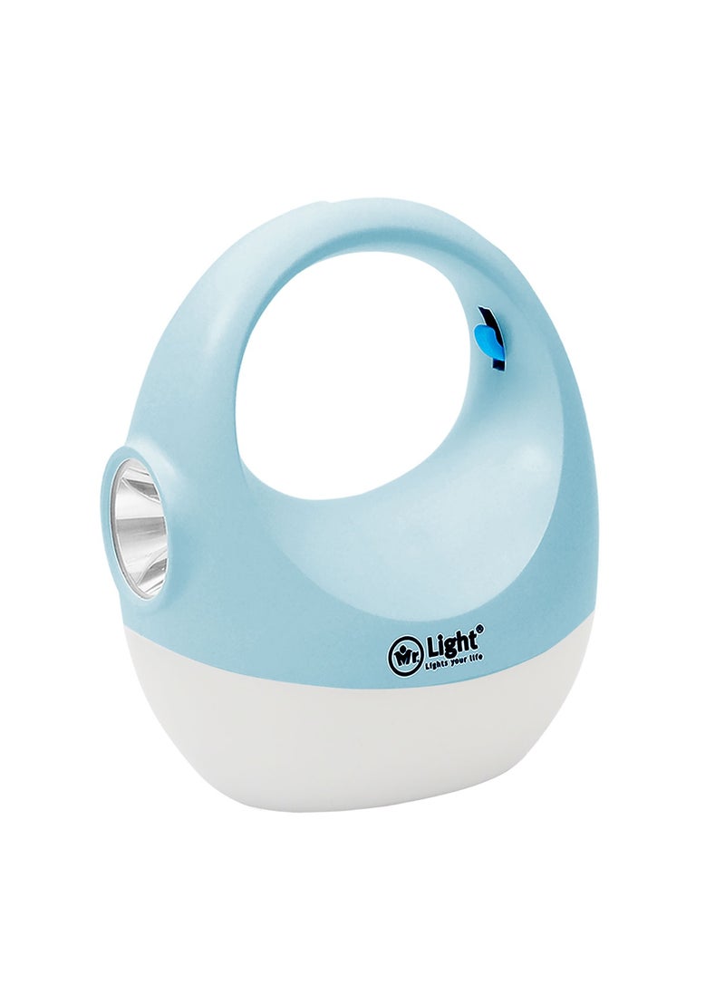 Mr. Light Mr.Light Rechargeable LED Emergency Lantern with Flashlight & Portable Handle - 5 Lighting Modes, 14-15 Hours Working Very Suitable for Power Outages,Treking, camping.  - Image 1