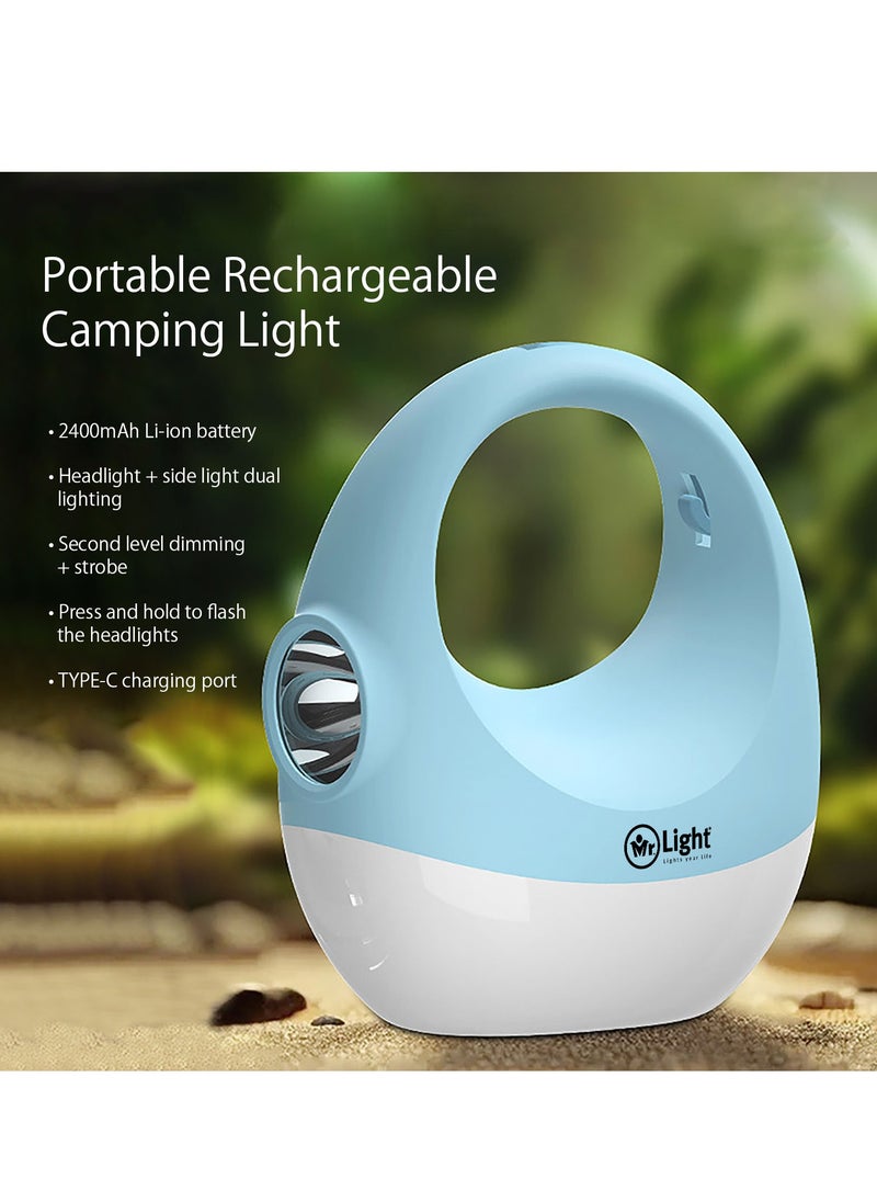 Mr. Light Mr.Light Rechargeable LED Emergency Lantern with Flashlight & Portable Handle - 5 Lighting Modes, 14-15 Hours Working Very Suitable for Power Outages,Treking, camping.  - Image 2