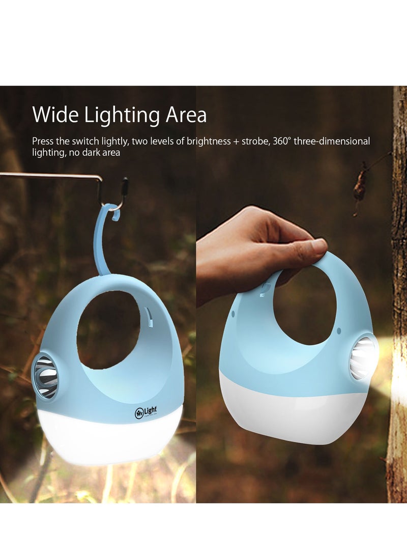 Mr. Light Mr.Light Rechargeable LED Emergency Lantern with Flashlight & Portable Handle - 5 Lighting Modes, 14-15 Hours Working Very Suitable for Power Outages,Treking, camping.  - Image 3