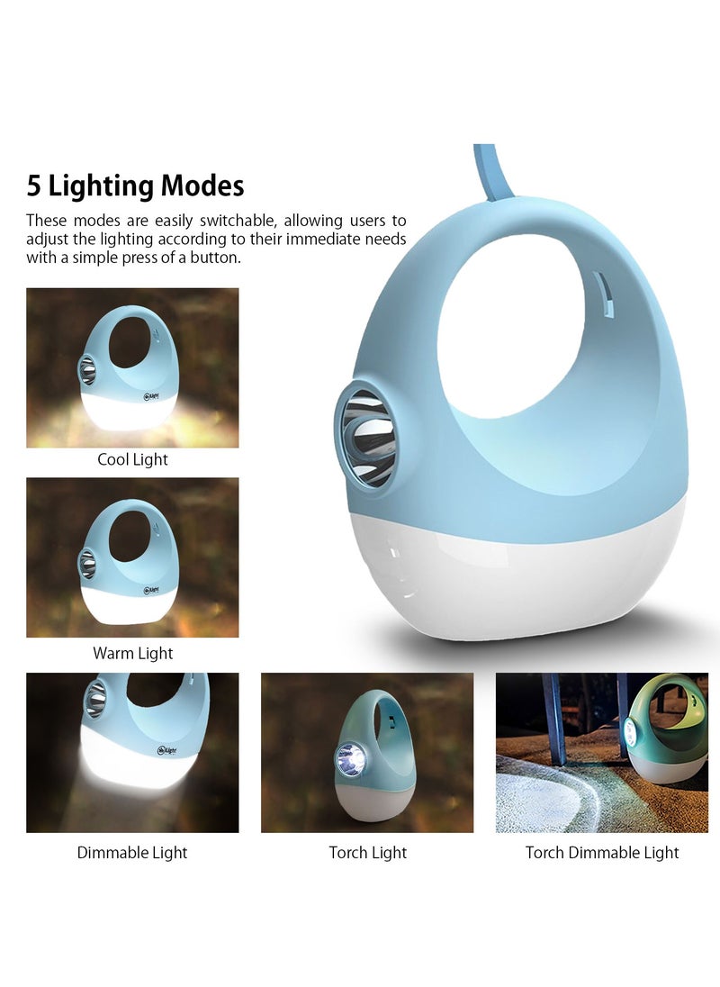 Mr. Light Mr.Light Rechargeable LED Emergency Lantern with Flashlight & Portable Handle - 5 Lighting Modes, 14-15 Hours Working Very Suitable for Power Outages,Treking, camping.  - Image 5