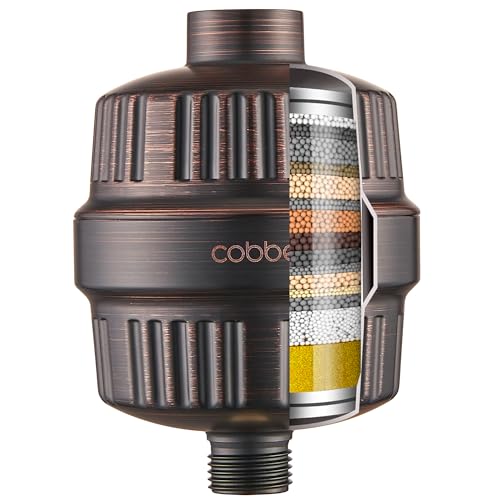 Cobbe HD HEAVY DUTY High Output Shower Filter – 99% REMOVAL Shower Head Filter for Hard Water, Heavy Metals, Chlorine and Harmful Substance, Improve your skin and hair - Oil Rubbed Bronze - Image 1