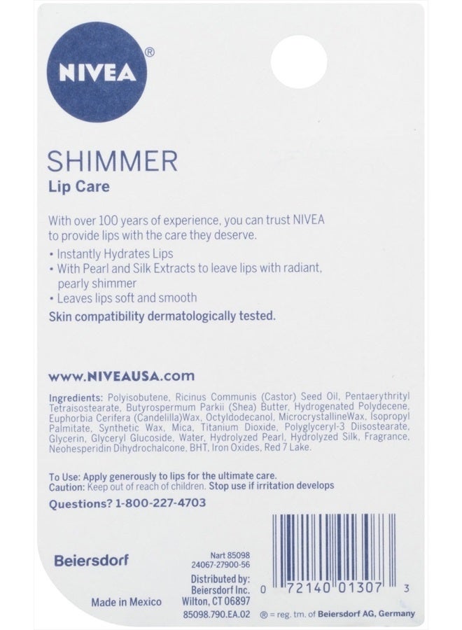 Nivea Nivea A Kiss of Shimmer Lip Care Stick - Pearly Shimmer - Image 3