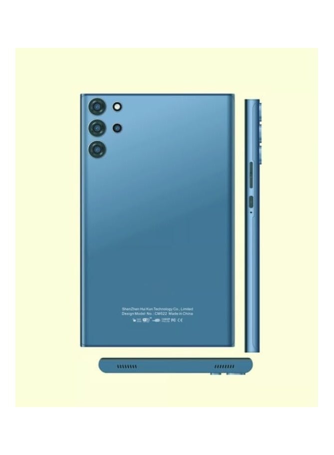 REBENUO CM522 Tablet a screen7inch screen size supports 5G LTE connection Compatible BUILT IN 6GB RAM 128GB BUILT IN MEMORY With Android Quad-Core Processor Wifi  Supported Face Unlock Tablet PC (Blue)  - Image 3