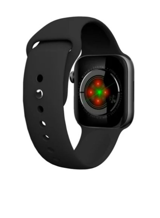 Smart watch series 8 watch 8 max 45 mm bluetooth Full Touch Call Smartwatch With Replaceable Strap Full Screen Smooth Touch Smartwatch With Rotating Side Black And Working Button Black