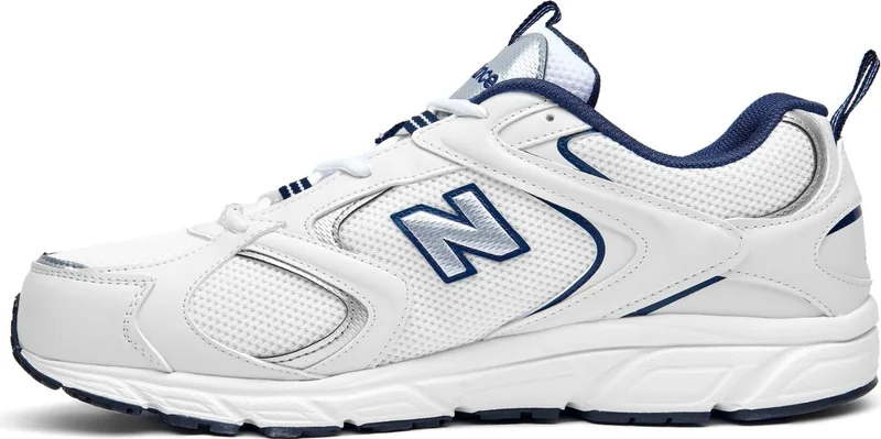 نيو بالانس Unisex Sneaker Sports Shoes White Navy ML408WN V8