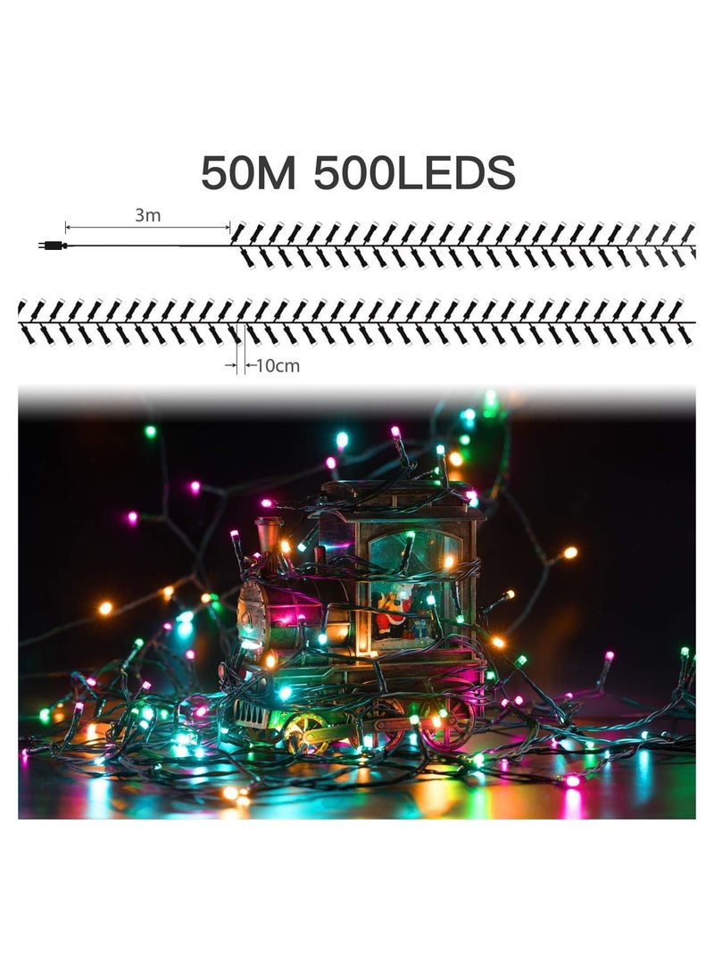 Generic 50M 500 LED Fairy Lights – Multicoloured, Mains Powered  - Image 5