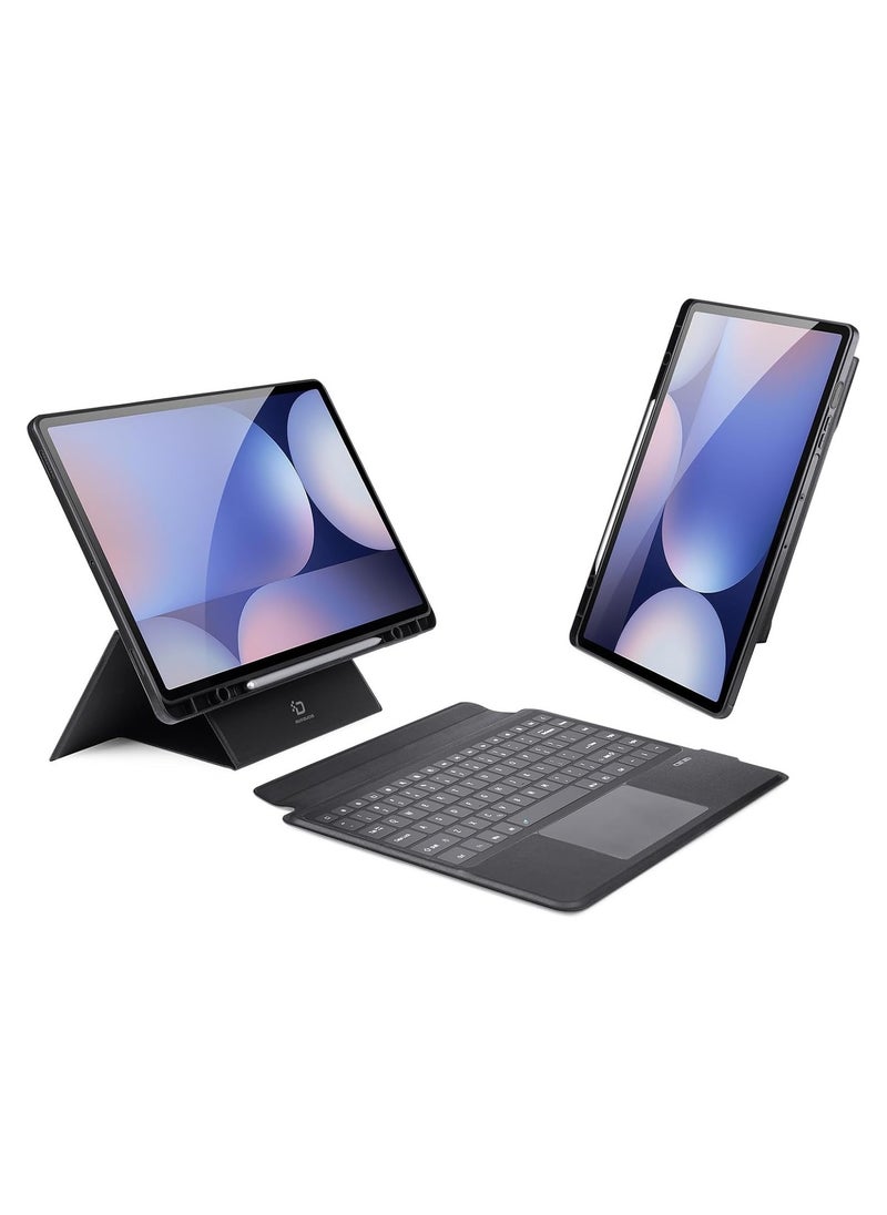 Trackpad Keyboard Compatible with Samsung Galaxy Tab S10 Ultra 14.6 inch 2024 Detachable Magic Keyboard Case With Pencil Holder