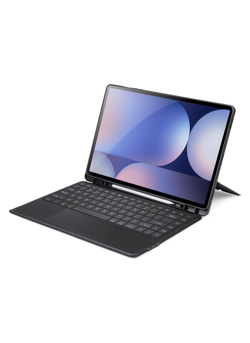 Trackpad Keyboard Compatible with Samsung Galaxy Tab S10 Ultra 14.6 inch 2024 Detachable Magic Keyboard Case With Pencil Holder