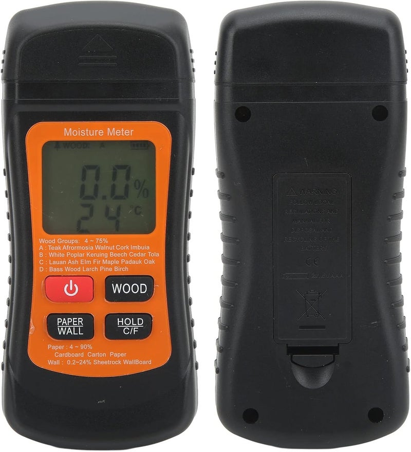 Wood Meter Temperature Detector Tester Digital Display Tool Paper Wall Tester Smart Convenient Use Wood Materials High Accuracy - Image 5