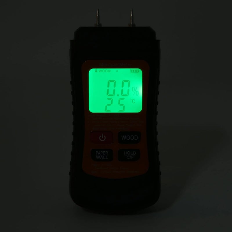 Wood Meter Temperature Detector Tester Digital Display Tool Paper Wall Tester Smart Convenient Use Wood Materials High Accuracy - Image 2