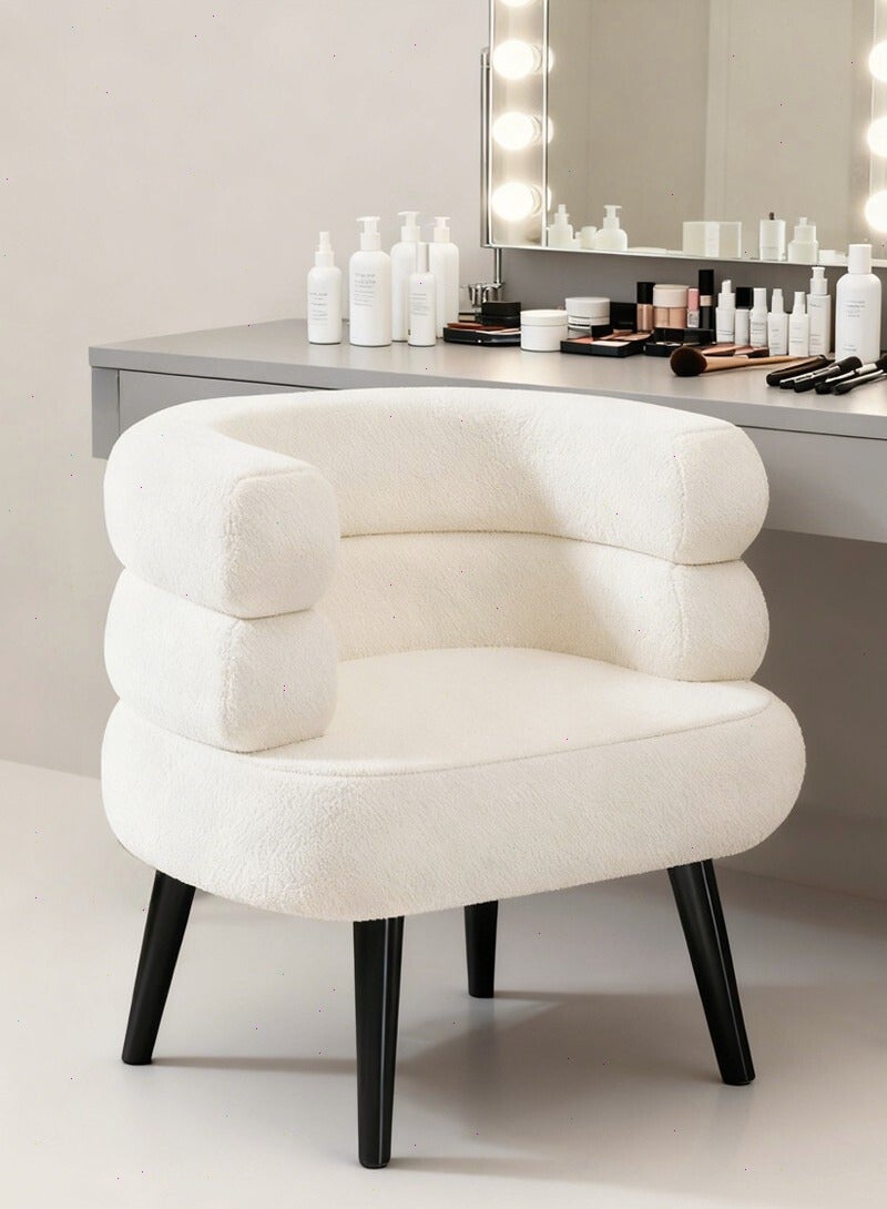 Elegant Fashion Chair - Premium Makeup Chair/Sofa Chair with Ergonomic Design, Suitable for Vanity, Living Room, Bedroom & Balcony, Durable & Chic - Image 1