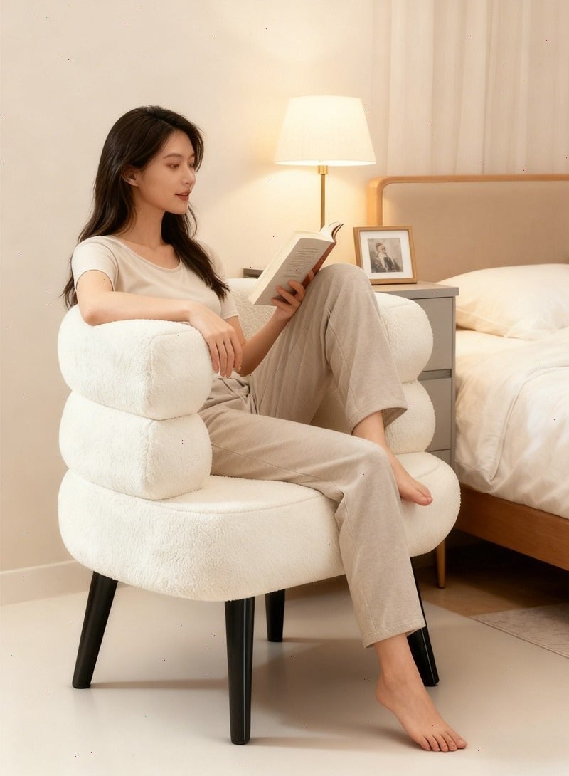 Elegant Fashion Chair - Premium Makeup Chair/Sofa Chair with Ergonomic Design, Suitable for Vanity, Living Room, Bedroom & Balcony, Durable & Chic - Image 2