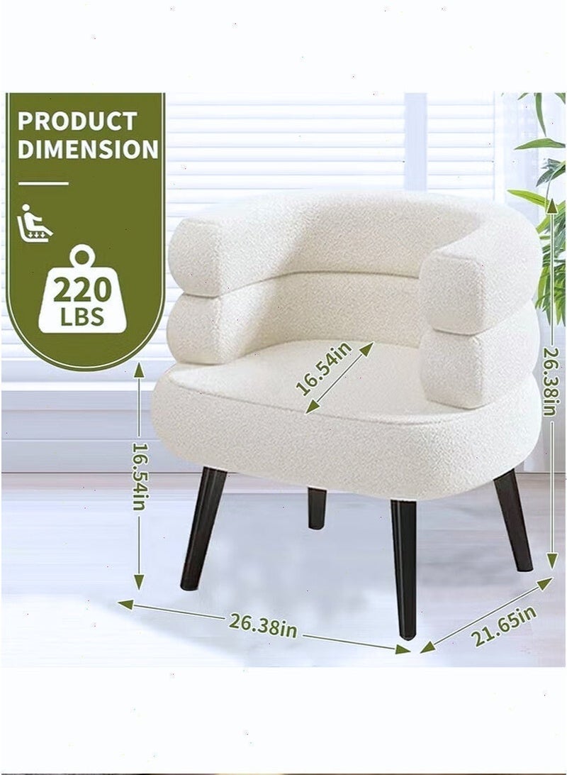 Elegant Fashion Chair - Premium Makeup Chair/Sofa Chair with Ergonomic Design, Suitable for Vanity, Living Room, Bedroom & Balcony, Durable & Chic - Image 4
