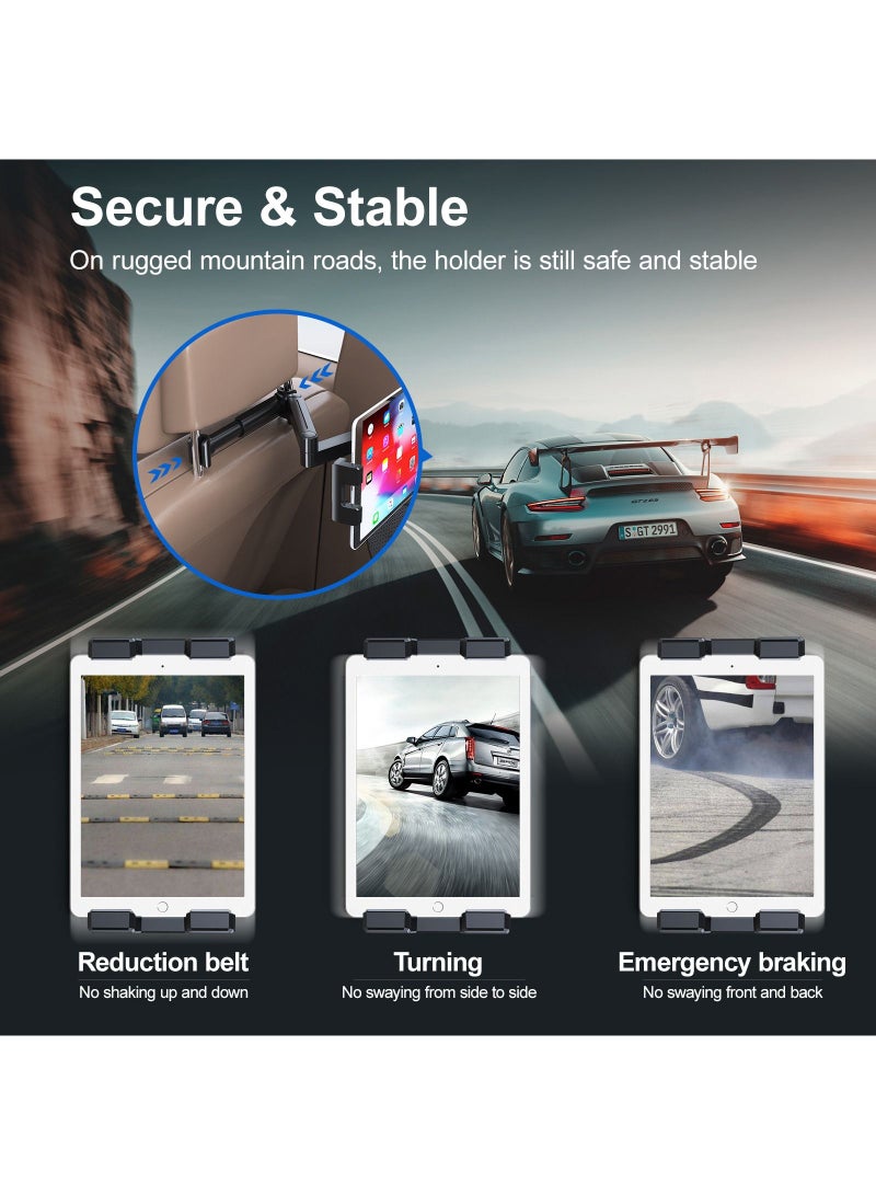 HouDeOS Tablet Holder for Car Ipad Car Holder Back Seat Road Trip Essentials for Kids Suitable for 4-12.9" Devices - Image 4