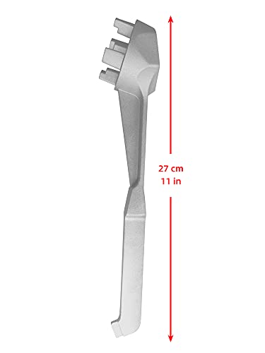 WINTOWIN Aluminum Drum Wrench, Drum Plug Bung Wrench for Opening 10 15 20 30 50 55 Gallon Drum, Fits 2 in and 3/4 in Bung Caps - Image 2