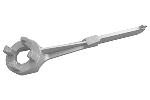 WINTOWIN Aluminum Drum Wrench, Drum Plug Bung Wrench for Opening 10 15 20 30 50 55 Gallon Drum, Fits 2 in and 3/4 in Bung Caps - Image 3