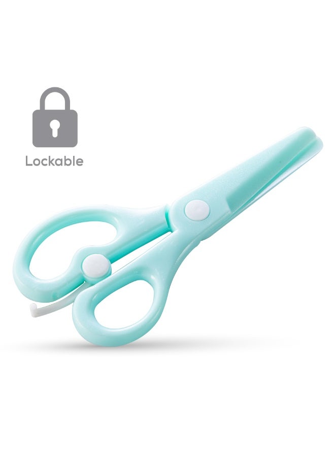 Eazy Kids Eazy Kids School Scissors for Kids w/ Lock– Blue - Image 3