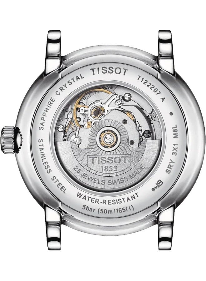 TISSOT Analogue Classic Silver Strap Women's Wrist Watches - T122.207.11.051.00 - Image 5