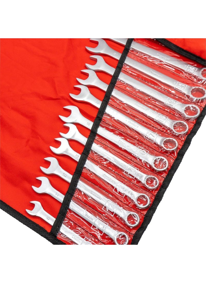 TiTi 6048 Combination Wrench Set 10-32 mm 14 Pieces (With Cloth Bag)  - Image 4
