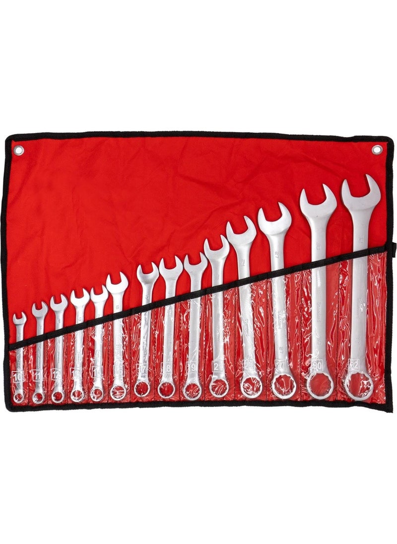 TiTi 6048 Combination Wrench Set 10-32 mm 14 Pieces (With Cloth Bag)  - Image 1