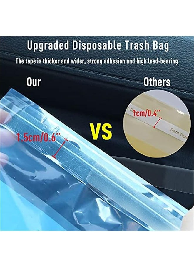 Generic Improved Disposable Car Trash Bag, 45 Easy Stick-On Waterproof Vomit Bags, Ideal for Car Bedroom Bathroom Office Study Room Storage.  - Image 3