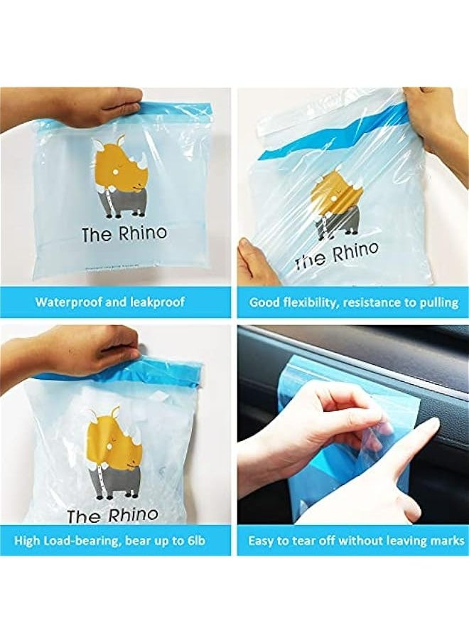 Generic Improved Disposable Car Trash Bag, 45 Easy Stick-On Waterproof Vomit Bags, Ideal for Car Bedroom Bathroom Office Study Room Storage.  - Image 4
